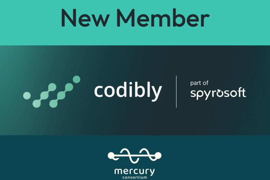 graphic highlighting Codibly as a new member of Mercury